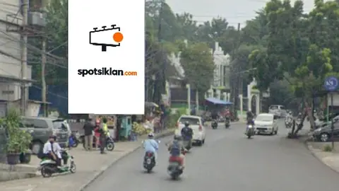 Baliho 6 × 4 m di Jl. Akses UI (Dari Depan STIE MBI), Depok, Jawa Barat