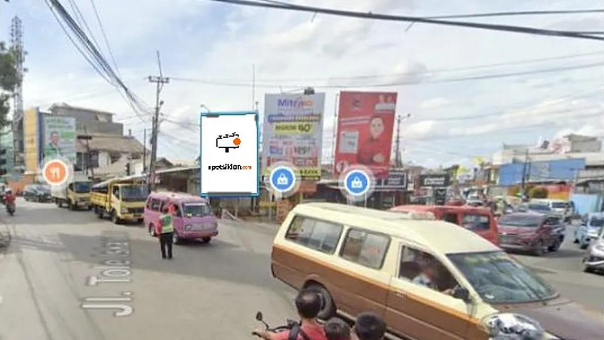 Baliho 4 × 6 m di Jl. Tole Iskandae 30-28 (Arah Menuju Pizza Hut), Depok, Jawa Barat