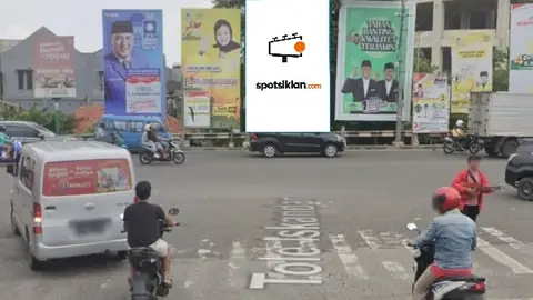 Baliho 4 × 6 m di Jl. Tole Iskandar (Dari Tole Iskandar menuju Cibinong/Cimanggis), Depok, Jawa Barat
