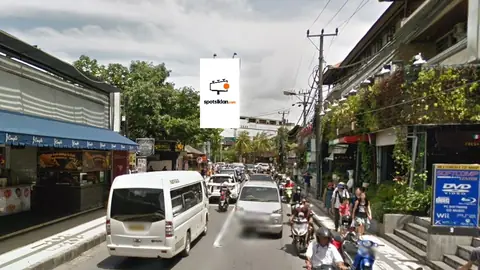 Billboard 5 × 10 m di Jl. Kartika Plaza - Arah DSM (Waterbom), Badung, Bali