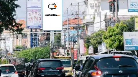 Billboard 8 × 4 m di Jl. Teuku Umar no.206 (Ubung dari Arah Imam Bonjol, Hadap Barat), Denpasar, Bali