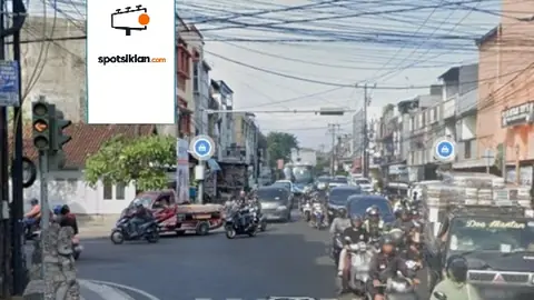 Billboard 5 × 10 m di Jl. Wahidin (Dari Kota ke Bandara), Denpasar, Bali