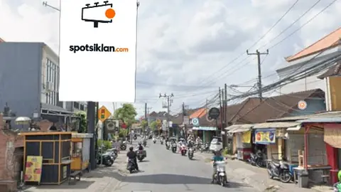 Billboard 10 × 5 m di Jl. Pantai Batu Bolong (Martha Florist), Denpasar, Bali
