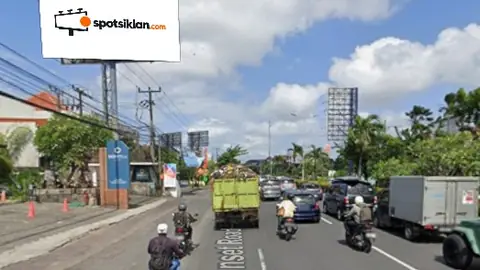 Billboard 10 × 5 m di Jl. Sunset Road (Depan Hotel Berry Biz), Denpasar, Bali