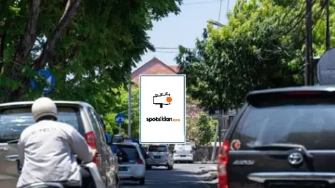 Baliho 6 × 4 m di Jl. Diponegoro No. 177-181 (Arah Teuku Umar dari Sudirman), Denpasar, Bali