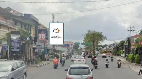 Baliho 6 × 4 m di Jl. WR Supartman (Perempatan Jl. WR Supratman), Denpasar, Bali