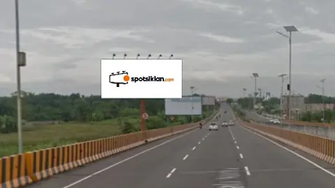 Billboard 6 × 12 m di Jl. Arteri Kualanamu (Area Flyover No. 8 Arah ke Medan), Deli Serdang, Sumatera Utara