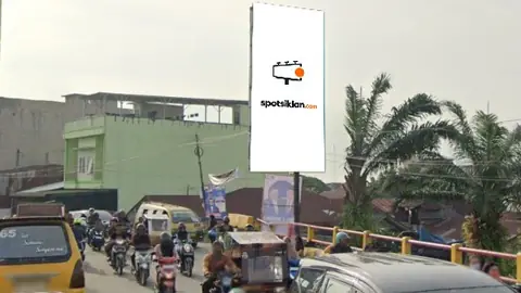 Billboard 4 × 8 m di Jl. Besar Tembung Jembatan (Arah Pajak Gambir, St. Bandar Khalipah), Deli Serdang, Sumatera Utara