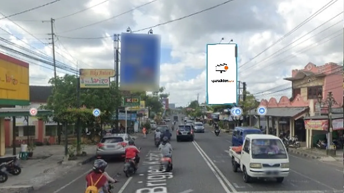 Billboard 8 × 4 m di Jl. KH Agus Salim (Selatan SPBU Kranon, Hadap Utara), Gunung Kidul, DI Yogyakarta