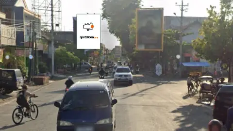 Baliho 4 × 6 m di Jl. A Yani (Area Pasar Induk Purwodadi, Dari Arah Semarang Masuk Kota Grobogan), Jawa Tengah