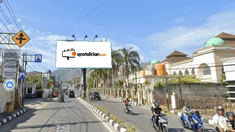 Billboard 5 × 10 m di Jl. Ahmad Yani (Arah Menuju S Batutihe, Hadap Utara), Gorontalo