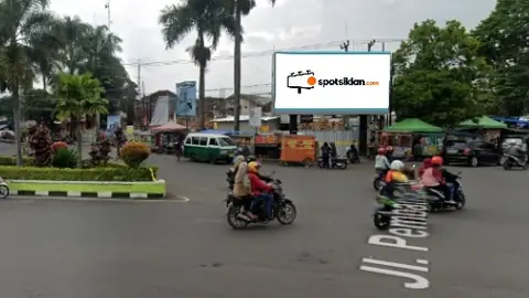 Videotron 4 × 8 m di Jl. Patriot (Area Tugu Simpang Lima Garut), Jawa Barat