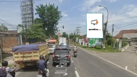 Baliho 4 × 6 m di Jl. Raya Diwek (Dari Arah Ngoro, Blimbing, Gudo, dan Kediri menuju Jombang Kota), Jawa Timur