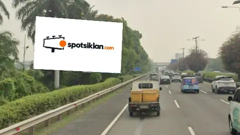 Billboard 6 × 12 m di Jl. Tol Sedyatmo KM.30+750B (Terlihat dari arah Bandara menuju Jakarta), Jakarta Barat, DKI Jakarta