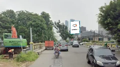 Baliho 4 × 6 m di Jl. Tj. Duren Barat 1 (Arah dari Komplek Greenvillage menuju Citra Land/Grogol), Jakarta Barat, DKI Jakarta