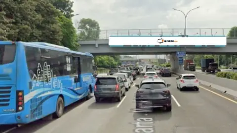 JPO 2 × 25 m di Jl. Jakarta-Tangerang KM.06 + 245 (Dari Arah Tangerang Menuju Jakarta), Jakarta Barat, DKI Jakarta