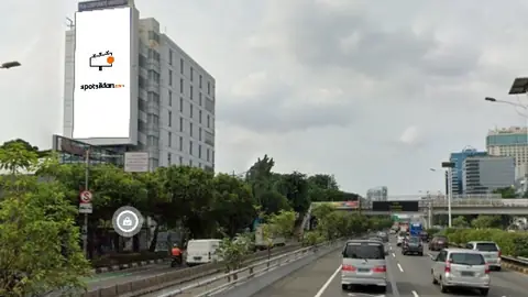 Videotron 10 × 20 m di JI. Gatot Subroto (Dari Senayan Menuju Central Park), Jakarta Barat, DKI Jakarta