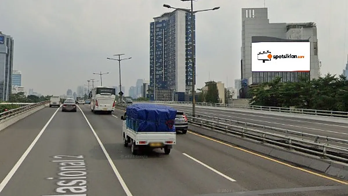 Videotron 9 × 18 m di Jl. Letjen S.Parman (Dari Slipi Junction), Jakarta Barat, DKI Jakarta