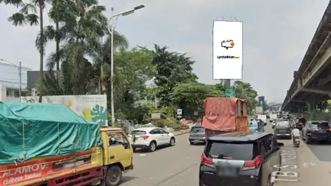 Billboard 8 × 16 m di Jl. Tb Simatupang (menuju Lebak Bulus), Jakarta Selatan, DKI Jakarta
