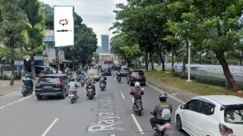 Billboard 8 × 4 m di Jl. Casablanca (Depan Mall Kokas, Menuju Kuningan Ambasador Mall), Jakarta Selatan, DKI Jakarta