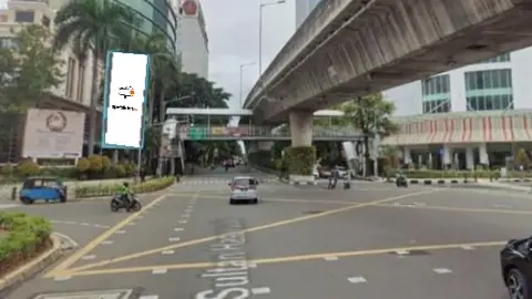 Billboard 10 × 5 m di Jl. Sultan Hasanudin (Mabes Polrei Menuju Prapanca Walikota Jakarta Selatan), DKI Jakarta