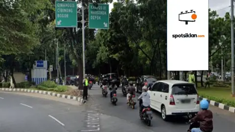 Billboard 4 × 8 m di Jl. Raya Lenteng Agung (-6.3545562, 106.8322437), Jakarta Selatan, DKI Jakarta