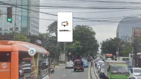 Billboard 5 × 10 m di Jl. Raya Pasar Minggu (Depan Superindo Duren 3), Jakarta Selatan, DKI Jakarta