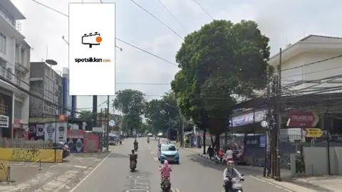 Billboard 6 × 12 m di Jl. Radio Dalam Raya (Dari Bengkel Auto Lite), Jakarta Selatan, DKI Jakarta