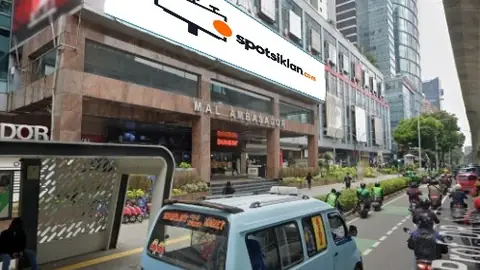 Billboard 4 × 10 m di Jl. Prof. DR. Satrio (Depan Amll Ambasador), Jakarta Selatan, DKI Jakarta