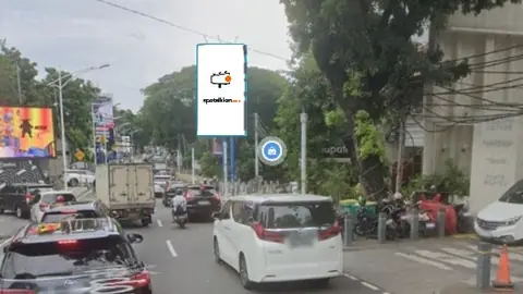 Billboard 5 × 10 m di Dari Arah Jl. Senopati menuju Jl. Suryo, Jakarta Selatan (unit 2), DKI Jakarta