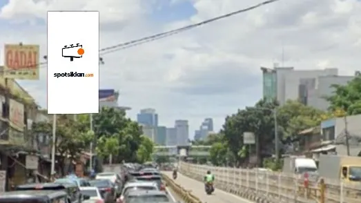 Billboard 6 × 12 m di Jl. Mampang Prpt Raya (Siloam Hospital, Dari Pejaten ke Kuningan), Jakarta Selatan, DKI Jakarta