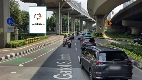Baliho 4 × 6 m di Jl. Gatot Subroto (Dari Cawang menuju Kuningan), Jakarta Selatan, DKI Jakarta