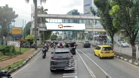 JPO 2 × 15 m di Jl. Sultan Iskandar Muda (Arah Pondok Indah Mall), Jakarta Selatan, DKI Jakarta