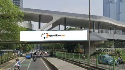 JPO 20 × 3 m di Jl. Galunggung (Arah Dukuh Atas BNI), Jakarta Selatan, DKI Jakarta