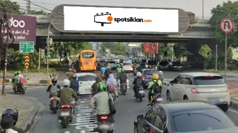 JPO 17 × 3,5 m di Jl. TB Simatupang (Simpang Fatmawati, Dari Cipete ke Pondok Labu), Jakarta Selatan, DKI Jakarta