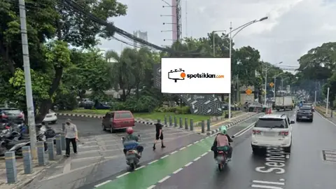 Videotron 4 × 8 m di Jl. Senopati (menuju SCBD), Jakarta Selatan, DKI Jakarta