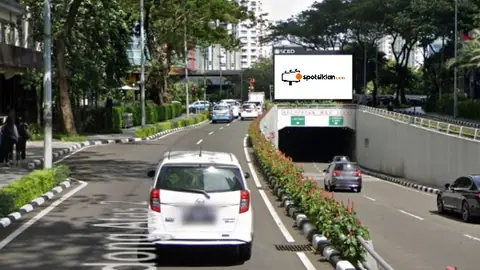 Videotron 10 × 5 m di Jl. Jendral Sudirman (Jl. Jend Sudirman ke Jl. Gatot Subroto), Jakarta Selatan, DKI Jakarta