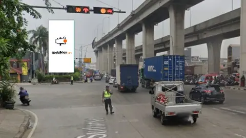 Billboard 5 × 10 m di Jl. Yos Sudarso (Simpang 4 Enggano, Menuju Tj.Priok), Jakarta Utara, DKI Jakarta