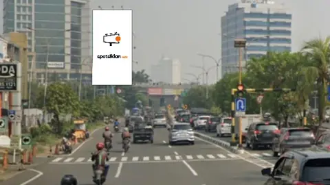 Billboard 8 × 16 m di JI. Boulevard Bar. Raya (Dari Mall Kelapa Gading Ke Sunter), Jakarta Utara, DKI Jakarta