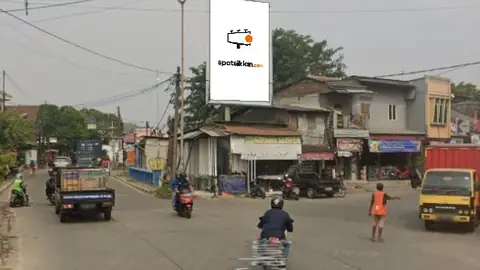 Baliho 4 × 6 m di Jl. Perempatan Semper (Dari Clincing Menuju Pesanggahan), Jakarta Utara, DKI Jakarta