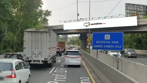 JPO 2 × 25 m di Jl. Tol Prof. DR. Insinyur Sedyatmo KM 20+500A (Dari Jakarta ke Bandara), Jakarta Utara, DKI Jakarta