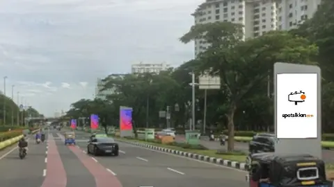 Videotron 1,6 × 2,88 m di Jl. Benyamin Suaeb (Jl. Jiung ke Arah Toll Ancol), Jakarta Utara, DKI Jakarta