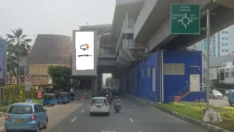 Videotron 4 × 8 m di Jl. Boulevard Raya (Dari Masjid Raya Al Musyawarah Ke Bundaran La Piazza), Jakarta Utara, DKI Jakarta