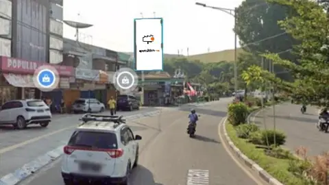 Billboard 8 × 4 m di Jl. Jend. Sudirman (Dari Polda Jambi Menuju Simpang 4 Pasar Jelutung)