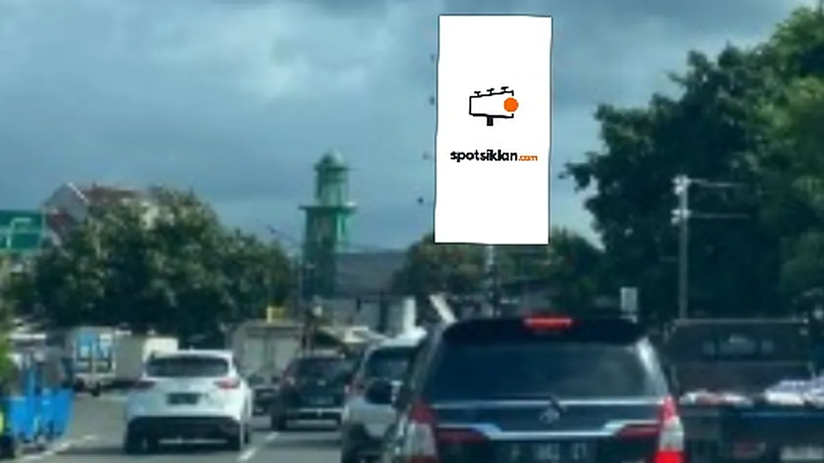 Billboard 5 × 10 m di Jl. Benyamin Suaeb (Arah Masjid Al-Huda), Jakarta Pusat, DKI Jakarta