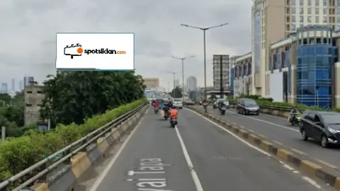 Billboard 10 × 5 m di Jl. KH. Hasyim Ashari (Depan Roxy, Grogol Menuju Harmoni / Gajah Mada), Jakarta Pusat, DKI Jakarta