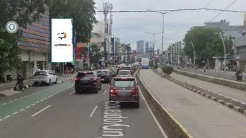 Billboard 4 × 8 m di Jl. Suryopranoto (Dari Harmono menuju Tomang), Jakarta Pusat, DKI Jakarta