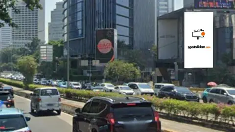 Billboard 12 × 6 m di Jl. Jend Sudirman (Menuju Bundaran HI), Jakarta Pusat, DKI Jakarta