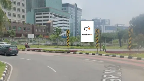 Baliho 6 × 4 m di Jl. Angkasa ke Jalan Benyamin Sueb, Jakarta Pusat, DKI Jakarta