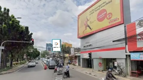 Baliho 4 × 6 m di Jl. Abdul Muis (Arah dari Monas menuju Tanah Abang), Jakarta Pusat, DKI Jakarta